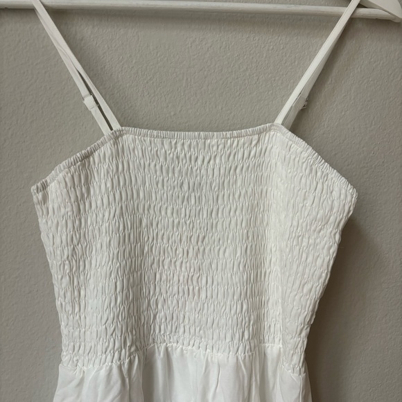 White Smocked Tiered Maxi Sundress - Brand New - Picture 4 of 7